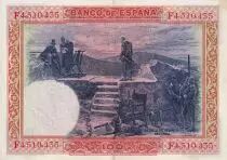 Spagna 100 Pesetas - Felipe II - VF various serial - 1925
