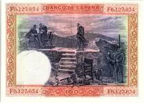 Spagna 100 Pesetas - Felipe II - XF - Serial F - P.69
