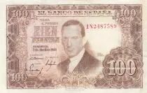 Spagna 100 Pesetas - J.R. de Torres - 07-04-1953 - Serial 1N