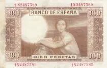 Spagna 100 Pesetas - J.R. de Torres - 07-04-1953 - Serial 1N