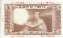 Spagna 100 Pesetas - J.R. de Torres - 07-04-1953 - Serial 2E