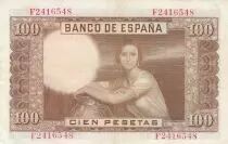 Spagna 100 Pesetas - J.R. de Torres - 07-04-1953 - Serial F2