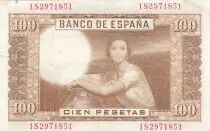 Spagna 100 Pesetas - J.R. de Torres - 07-04-1953 - Serial F2