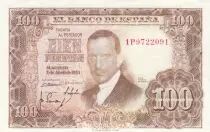 Spagna 100 Pesetas - J.R. de Torres - 07-04-1953 - Serial P