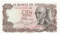 Spagna 100 Pesetas - Manuel de Falla - 1970 - P.152