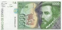 Spagna 1000 Pesetas - Cortes and Pizarro - 1992 - P.163