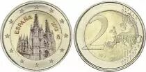Spagna 2 Euros - Cathedral of Burgos - Colorised - 2012