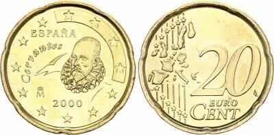 Spagna 20 Centimes Euro - 2000
