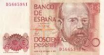 Spagna 200 Pesetas - Leopoldo Garci de Las Alas - 1980 - Serial D - P.156