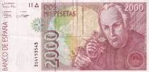 Spagna 2000 Pesetas - Jose C. Mutis - 1992 - Serila 3I - P.164