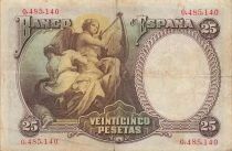 Spagna 25 Pesetas - Vicente Lopez - 1931 - P.81