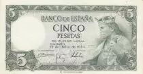 Spagna 5 Pesetas - Alfonse X - Madrid Museum - 1954