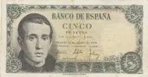 Spagna 5 Pesetas - Jaime Balmes - Cathedral of Vic - 1951