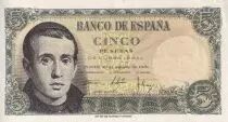 Spagna 5 Pestas - Jaime Balmes - 1951 - Without Serial - P.140