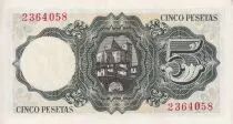 Spagna 5 Pestas - Jaime Balmes - 1951 - Without Serial - P.140