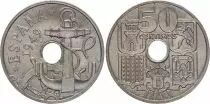 Spagna 50 centimos - Arms, Anchor  -1949(51)