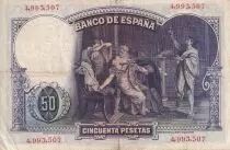 Spagna 50 Pesetas - E. Rosales - 1931 - P.82