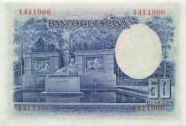 Spagna 50 Pesetas - Santiago Ramon y Cajal - 1935 - P.88