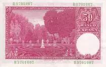 Spagna 50 Pesetas - Santiago Rusinol - 1951 - P.141