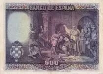 Spagna 500 Pesetas - Cardenal Cisneros - 1928 - P.77a