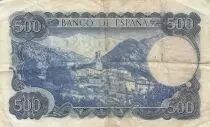 Spagna 500 Pesetas - Jacinto Verdaguer - Landscape - 1971 - Serial 1Q - P.153