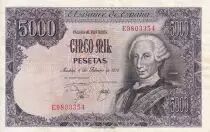 Spagna 5000 Pesetas - Carlos III - 1976 - P.155