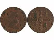 Spagna 8 Maravedis Isabel II - Arms - 1850