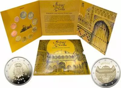 Spagna BU Euro 2024 box set - Alcazar of S�ville