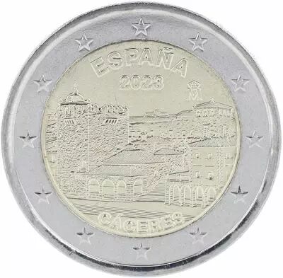 Spain  2 Euros Commemo. 2023 - Old Town of Caceres