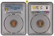 Spain 1 centimo - Alfonso XIII  - 1912 - PCGS MS 64RD