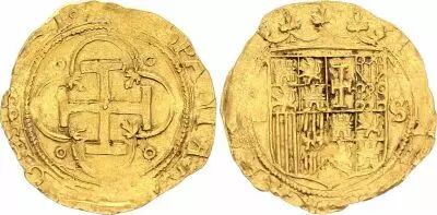 Spain 1 Escudo Carlos y Juana - 1504-1555 - Sevilla - Gold