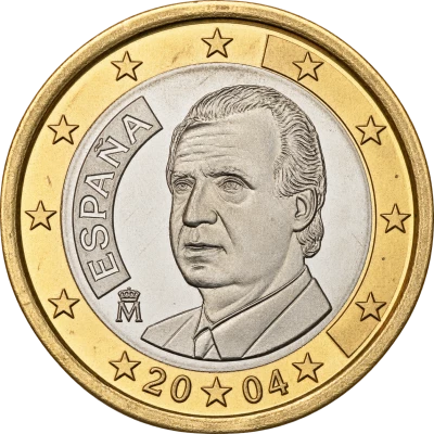 Spain 1 Euro - Juan Carlos I - 2004