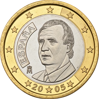 Spain 1 Euro - Juan Carlos I - 2005
