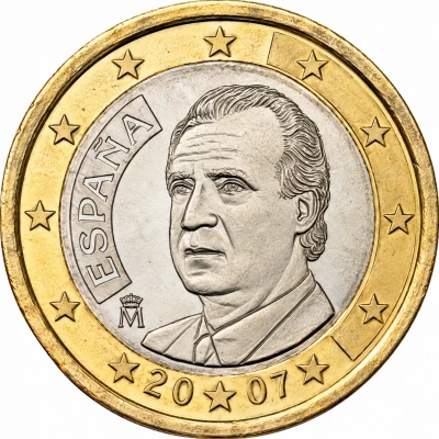 Spain 1 Euro - Juan Carlos I - 2007