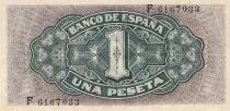 Spain 1 Peseta - Santa Maria - Serial F - 1940 - P.122