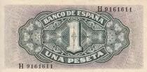 Spain 1 Peseta - Santa Maria - Serial H - 1940 - P.122