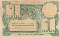 Spain 1 Peseta - Vilanova i La Geltru - 1937