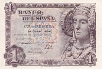 Spain 1 Peseta - Woman of Elche - 1948 - Without Serial -  P.135