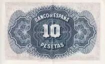 Spain 10 Pesetas - Woman head - 1935 - P.86