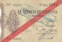 Spain 100 Pesetas - Bilbao - 1936 - P.S554b