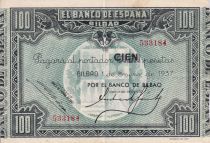 Spain 100 Pesetas - Bilbao - 1937 - P.S565
