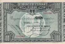 Spain 100 Pesetas - Bilbao - 1937 - P.S565