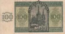 Spain 100 Pesetas - Cathedral of Burgos - 1936 - P.101
