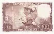 Spain 100 Pesetas - Gustavo A. Becquer - Serial 1C - 1965