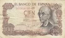Spain 100 Pesetas - Manuel de Falla - 1970 - S&eacute;rie 5G