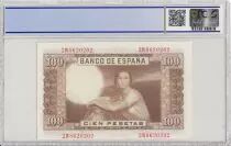 Spain 100 Pesetas 1953 - J.R. de Torres - PCGS 66 OPQ