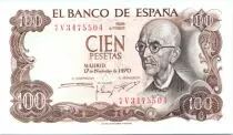 Spain 100 Pesetas Manuel de Falla