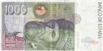 Spain 1000 Pesetas  -  Francisco PIZARRO Herman CORTES - 1992