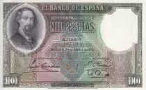 Spain 1000 Pesetas - Jos&eacute; Zorrilla - 1931 - P.84A - Not issued