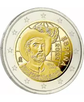 Spain 2 Euros - 500 ans du premier tour du monde &agrave; la voile - 2022